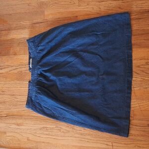 Downeast dark denim skirt